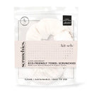 Towel Scrunchie 2 Pack - Eco Friendly White