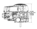 Briggs & Stratton 33S877-0019-G1 1" X 3 5-32" Vertical Shaft Professional Engine