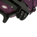 Rolling Backpack - Purple/White