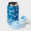 12oz Whale Water Bottle Blue - ™