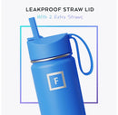 Stainless Steel Water Bottle - 14oz - Tranquil Blue