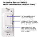 Lutron Maestro Occupancy 2 amps Single Pole Motion Sensor Switch White 1 pk