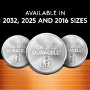 Duracell Lithium Coin DL2016/CR2016 3 V Button Cell Battery 4 pk, Pack of 6
