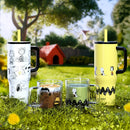 30 fl oz Stainless Steel Tumbler with Handle - Yellow
