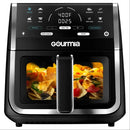 Gourmia 8 Qt Digital Window Air Fryer with 8 One-Touch Cooking Functions, Black