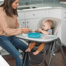 Polly Space Saving Fold Highchair - Taupe