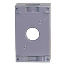 Sigma Engineered Solutions New Work 18.3 cu in Rectangle Metallic 1 gang Weatherproof Box Gray
