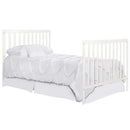 Mini Crib Bed Rail - White