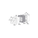 Sigma Engineered Solutions New Work 16 cu in Square Metallic Extension Ring Gray