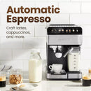 4 Shot Steam Espresso Maker with Frothing Wand