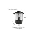 Brew Station 40 Cup Coffee - 40514: Electric Coffee Urn & Dispenser, 1090W, Silver, 8 oz Cup Capacity