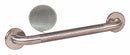 WingIts Length 36 in Center to Center (39 in Mounting), Knurled, Stainless Steel, Premium Grab Bar - WGB5SSKN36
