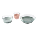 Glass Meal 3pcs Set - Eucalyptus