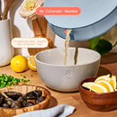 5.5 Quart Ceramic Non-Stick Sauté Pan - Cornflower Blue