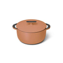 6.5 qt Enameled Cast Iron Dutch Oven with Lid - Rust