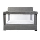 Baby Delight Lunaire Crib - Charcoal Tweed
