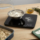 Expanded Platform Digital Kitchen Scale Black