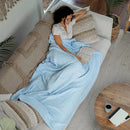 Muslin Blanket, Large Size 50” x 60” - Sky Blue