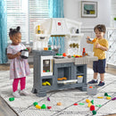 Plastic Playset Kitchen Toy for Kids - Blue