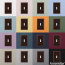 Amerelle Metro Aged Bronze 1 gang Die-Cast Metal Toggle Wall Plate 1 pk