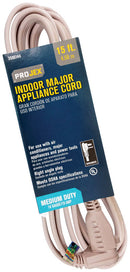 Projex 14/3 SPT-3 125 V 15 ft. L Appliance Cord