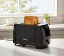 Cool Touch Toaster With 6 Temperature Settings & Extra Wide 1.25" Slots for Bagels, Waffles, Specialty Breads, Puff Pastry, Snacks, ETL Certified, 2 Slices