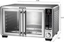 Digital Air Fryer Toaster Oven with Single-Pull French Doors
