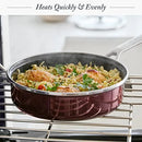 GreenPan Merten & Storck Steel Core Enameled Sauté Pan - Chocolate Truffle