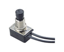 Gardner Bender 10 amps Push Button Switch Black 1 pk