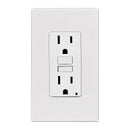 Leviton SmartlockPro 15 amps 125 V Duplex White GFCI Outlet 5-15R 1 pk