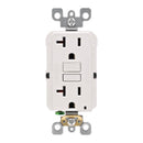 Leviton SmartlockPro 20 amps 125 V Duplex White GFCI Outlet 5-20R 1 pk