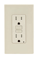 Leviton 15 amps 125 V Light Almond Outlet/Wallplate 5-15R 1 pk