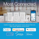 Lutron Caseta White 150 W Wireless Smart-Enabled Dimmer Switch w/Remote Control 1 pk
