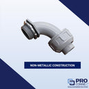 Sigma Engineered Solutions ProConnex 3/4 in. D Plastic 90 Degree Connector For Liquid Tight 1 pk