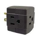 Projex Grounded 3 outlets Adapter 1 pk, Pack of 10