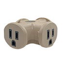Projex Grounded 3 outlets Triple Tap Adapter 1 pk