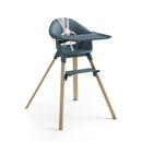 Clikk High Chair All-in-One with Tray & Harness - Fjord Blue