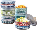 6-Piece Stoneware Bowl Set