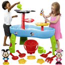 Disney Mickey Mouse Water Table by Delta Children - 3-Tier Water Table with 11-Piece Toy Set