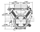 Briggs & Stratton 356776-0013-G1 1" X 3 5-32" Vertical Recoil Vanguard Series Engine