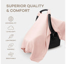 Baby Car Seat Cover - Lace Pink