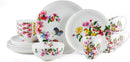 Butterfly Garden 16-Piece Dinnerware Set, Service for 4