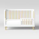 Lolly 3-in-1 Convertible Crib - White/Natural