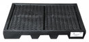 Black Diamond Spill Containment Pallets, Uncovered, 40 gal Spill Capacity, 2,000 lb - 5116-BD