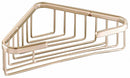 Top Brand 5 inD x 8 1/4 inW x 1 5/8 inH Satin Nickel Stainless Steel Corner Shower Basket - 01-1486SSN