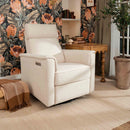 Willa Pro Power Glider Recliner w/ Power Lumbar - Performance Cream Eco-Weave