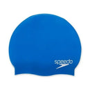 Junior Silicone Swimming Cap - Blue