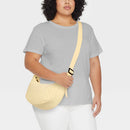 Puffy Crossbody Sling Bag - Yellow