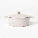 5.5qt Enamel Dutch Oven Light Gray - ™
