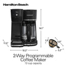2-Way Programmable Iced/Hot Coffee Maker - Single-Serve & 12 Cup